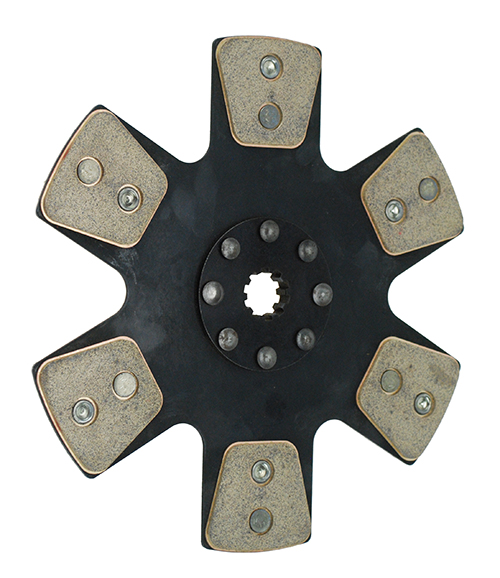 RAM 6 paddle metallic solid and sprung hub clutch discs