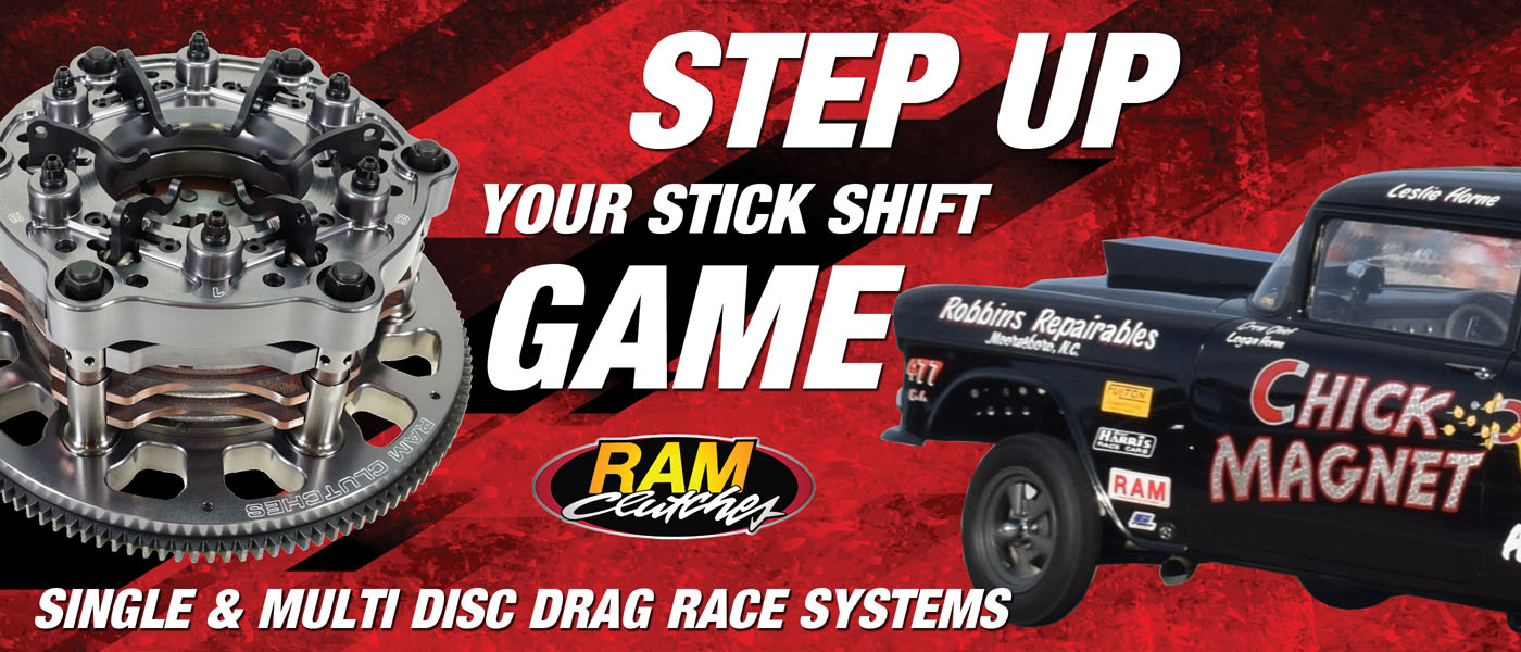 RAM drag racing clutch systems