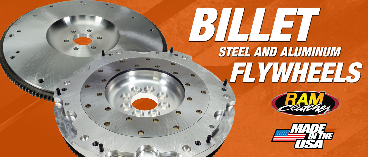 RAM billet steel and aluminum flywheels