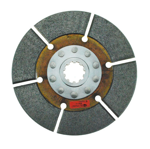 1321 - Sintered iron race disc. (5135) 8" x 1 3/8-10 spline