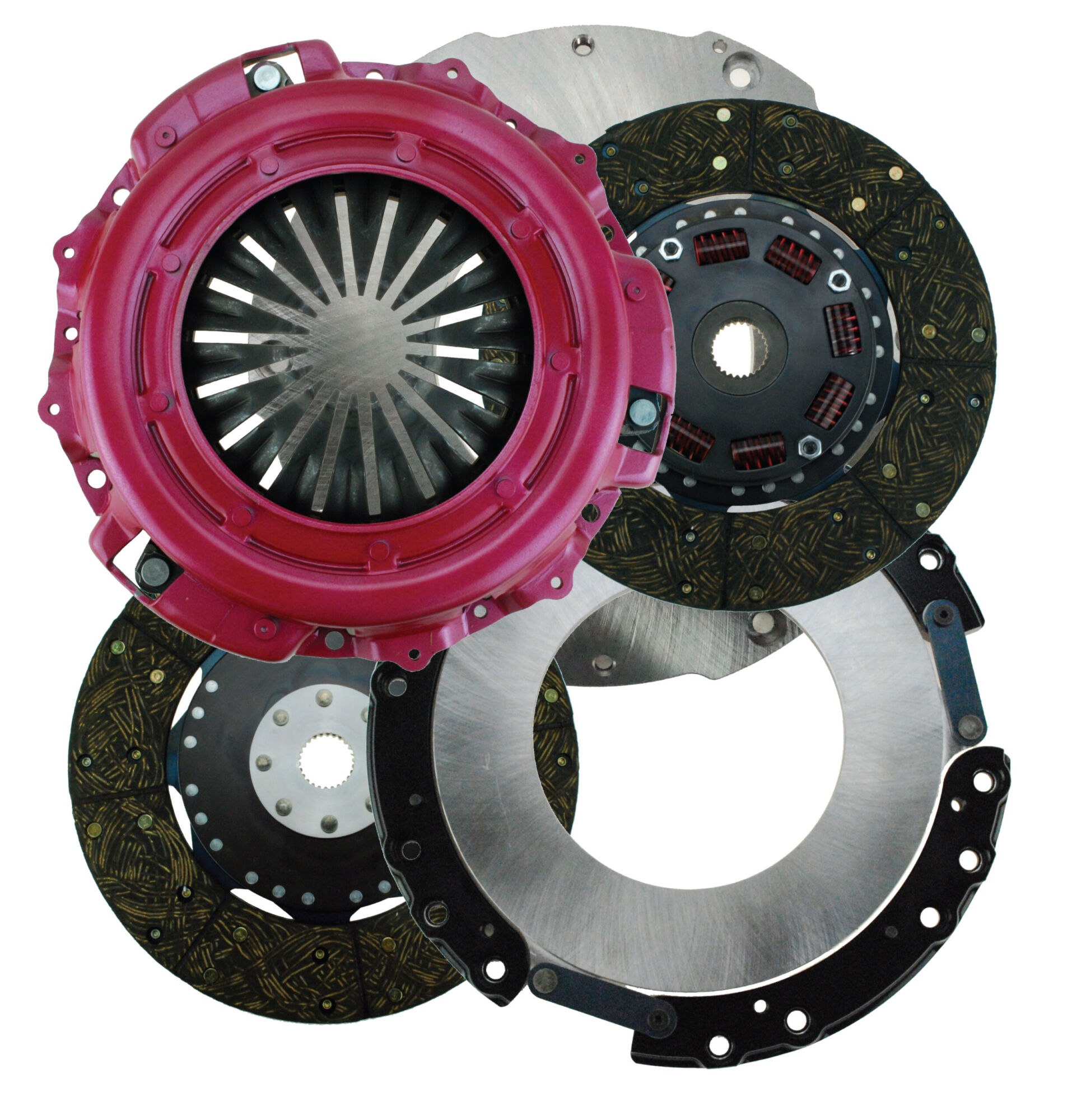 RAM Concept 10.5 900HP Street Performance Dual Disc Organic Clutch Kit - 2011-2011 Challenger 10.5" x 26 Spline - Image 2