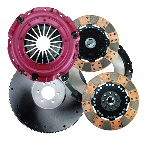 RAM Concept 9.5 1000HP Street Performance Dual Disc Organic Clutch Kit with Flywheel - LS 6 bolt 1 1/8-26 - Image 2