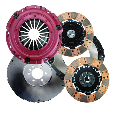 RAM Concept 9.5 1000HP Street Performance Dual Disc Metallic Clutch Kit with Flywheel - GM 10.5" x 26 Spline - Image 2