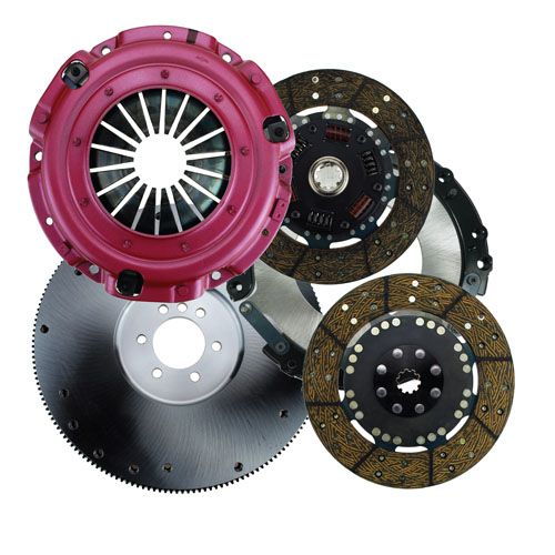 RAM Concept 9.5 800HP Street Performance Dual Disc Organic Clutch Kit with Flywheel - GM '400' Bal. 168 tooth 1 1/8-10 - Image 2
