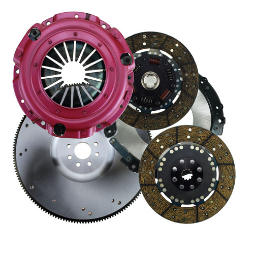 RAM Concept 9.5 800HP Street Performance Dual Disc Organic Clutch Kit with Flywheel - Concept 9.5 dual disc Ford Mod 6 bolt 1 1/16-10 - Image 2