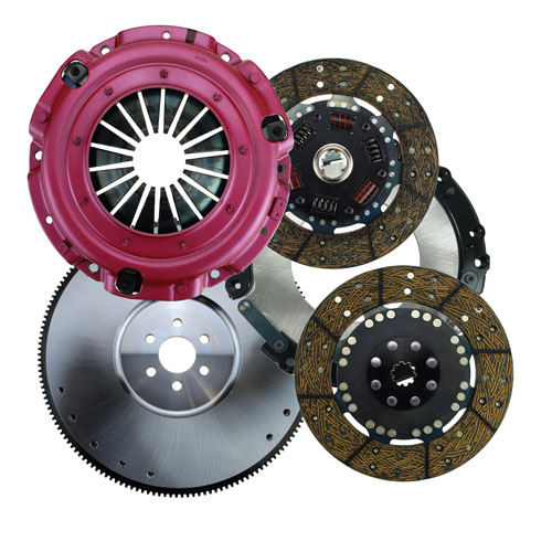 RAM Concept 9.5 800HP Street Performance Dual Disc Organic Clutch Kit with Flywheel - SB 50 Oz/In Bal. 157 tooth 1 1/16-10 - Image 2