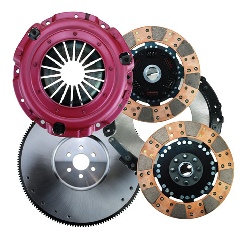 RAM Concept 9.5 1000HP Street Performance Dual Disc Metallic Clutch Kit with Flywheel - Ford SB 50 Oz/In Bal. 157 tooth 1 1/8-26 - Image 2