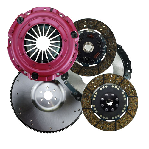 RAM Concept 9.5 800HP Street Performance Dual Disc Organic Clutch Kit with Flywheel - Ford Mod. 6 Bolt 164 Tooth 1 1/16-10 - Image 2