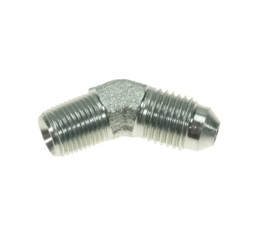 78377 - Inlet fitting -4AN to 1/8" male pipe 45 degree