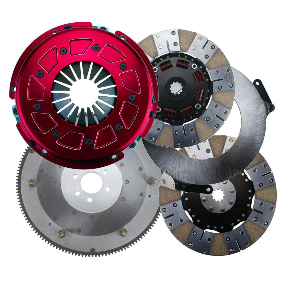 60-2400NS - Pro Street dual disc Pontiac '0' bal. 166 tooth 1 1/8-10 - Image 3
