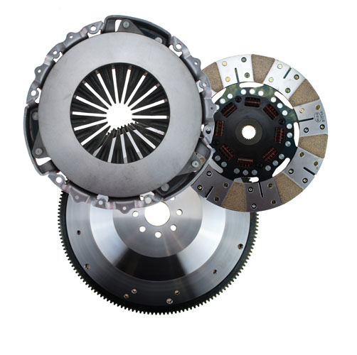 RAM Powergrip HD 650HP Street Performance Metallic Clutch Kit with Flywheel 2011-2017 Mustang 10.5 x 1 -23 spline - Image 2
