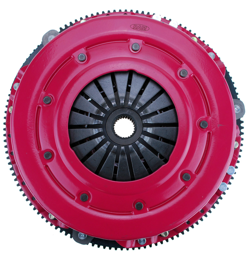 80-2137N - Force 10.5 dual disc Chevy '454' bal. 153 tooth 1 1/8-26